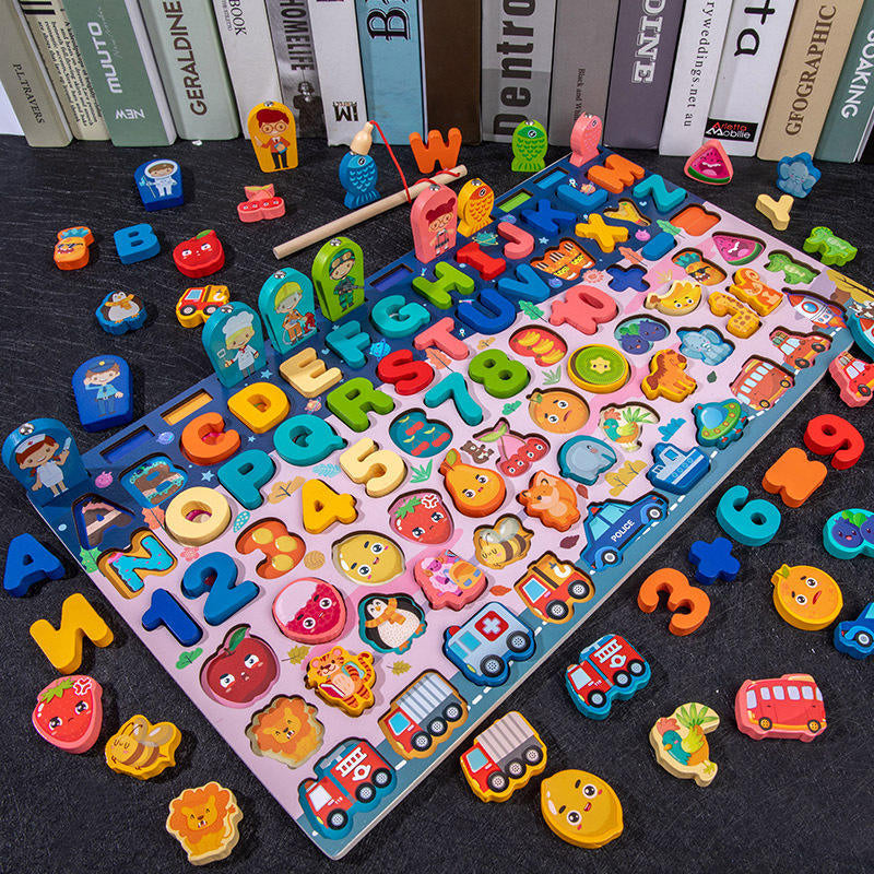 Multifunctional 8 in 1 activity board- one board for 8 activities