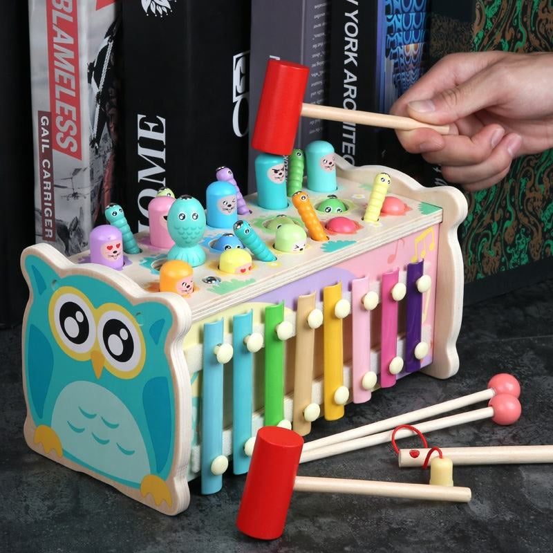 Musical Hammer & Xylophone Activity Bench – 8 in 1 Learning Toy🎵