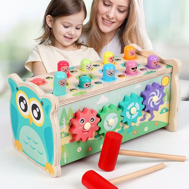 Musical Hammer & Xylophone Activity Bench – 8 in 1 Learning Toy🎵