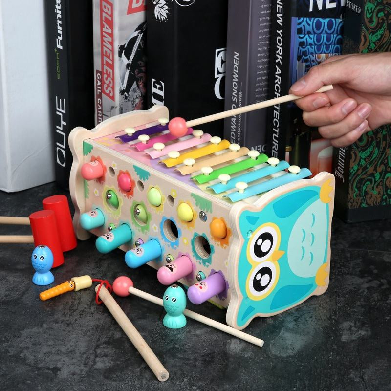 Musical Hammer & Xylophone Activity Bench – 8 in 1 Learning Toy🎵