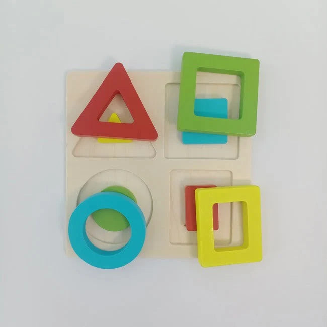 Wooden puzzle- 4 designs in 1