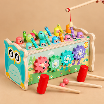Musical Hammer & Xylophone Activity Bench – 8 in 1 Learning Toy🎵