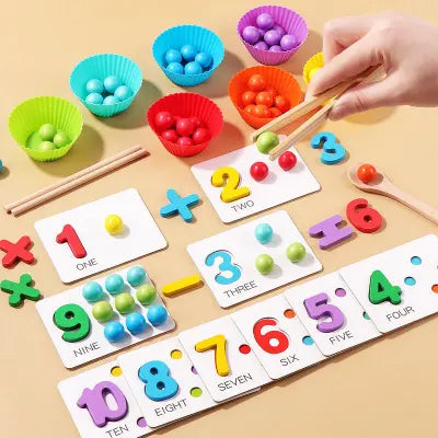 Number Cognitive Matching Bead Game