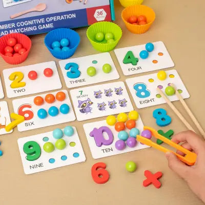 Number Cognitive Matching Bead Game