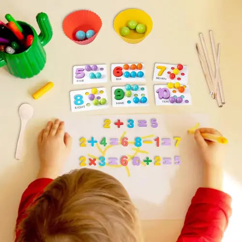 Number Cognitive Matching Bead Game