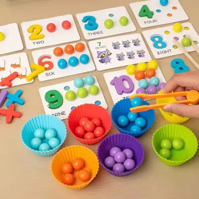 Number Cognitive Matching Bead Game