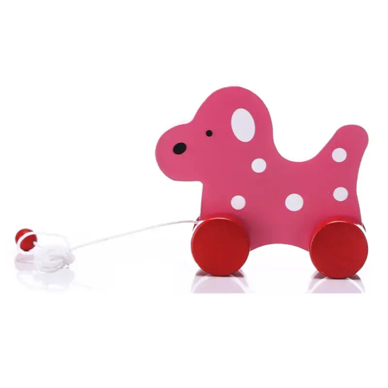 Wooden animal pull along toy(1pc)