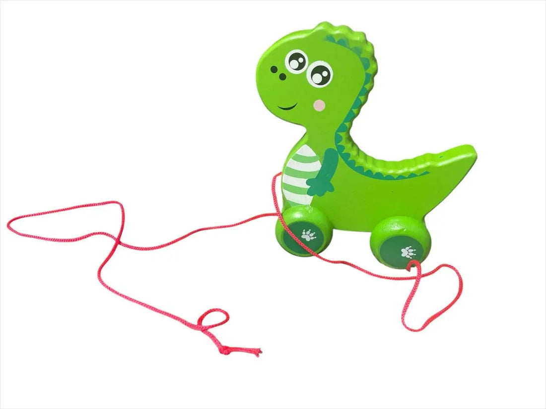 Wooden animal pull along toy(1pc)
