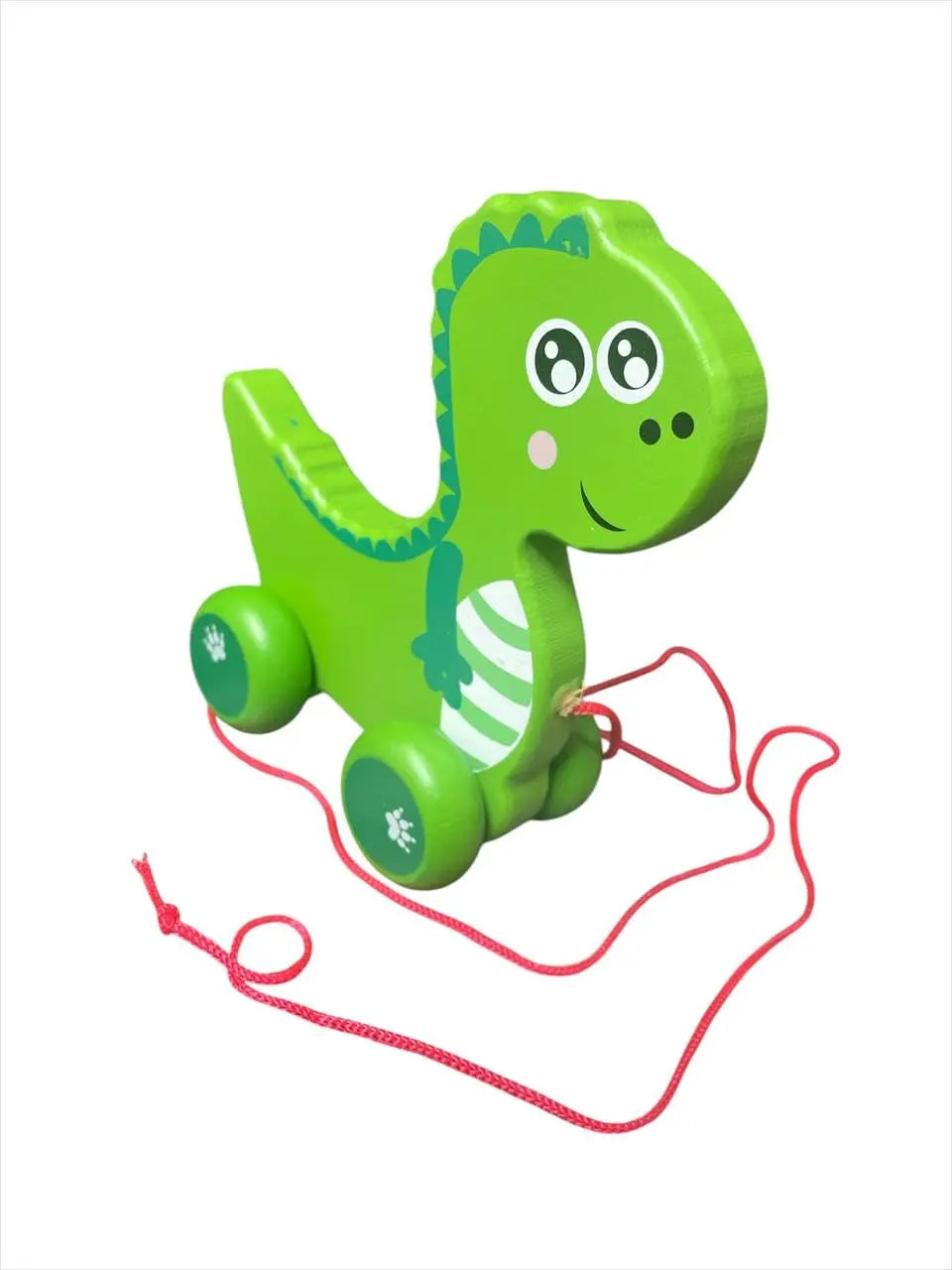 Wooden animal pull along toy(1pc)