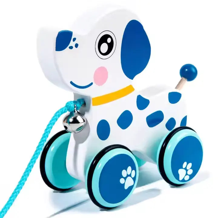 Wooden animal pull along toy(1pc)