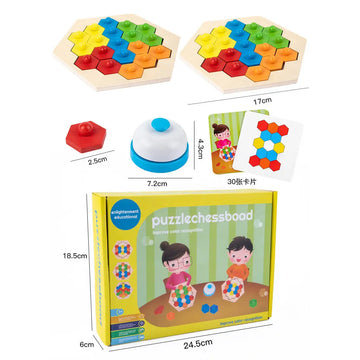 Hexagon Puzzle Chessboard