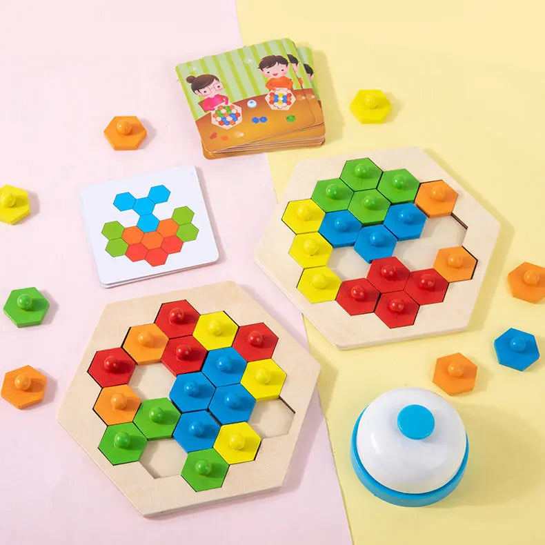 Hexagon Puzzle Chessboard
