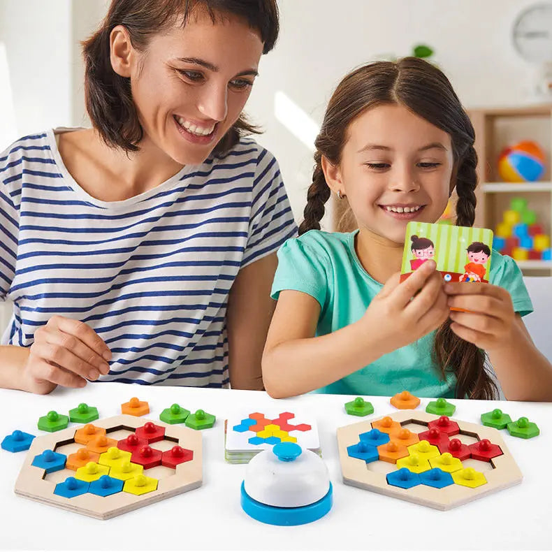 Hexagon Puzzle Chessboard
