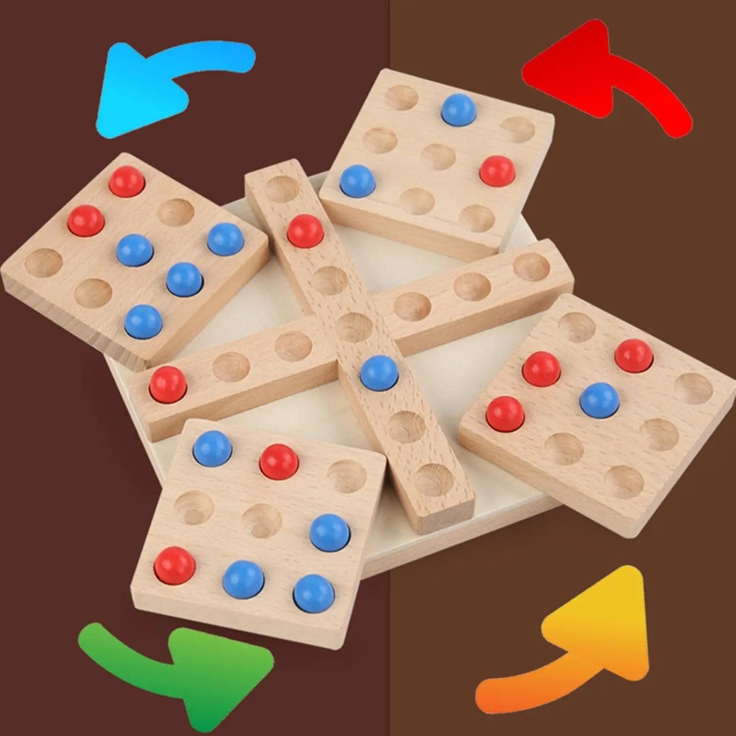 Rotating Gobang Puzzle Game