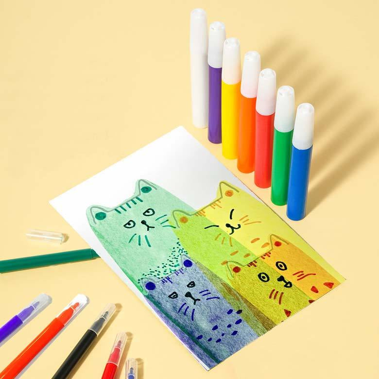 🎨 Rainbow Scratch Art Creativity Kit – 35 Pieces