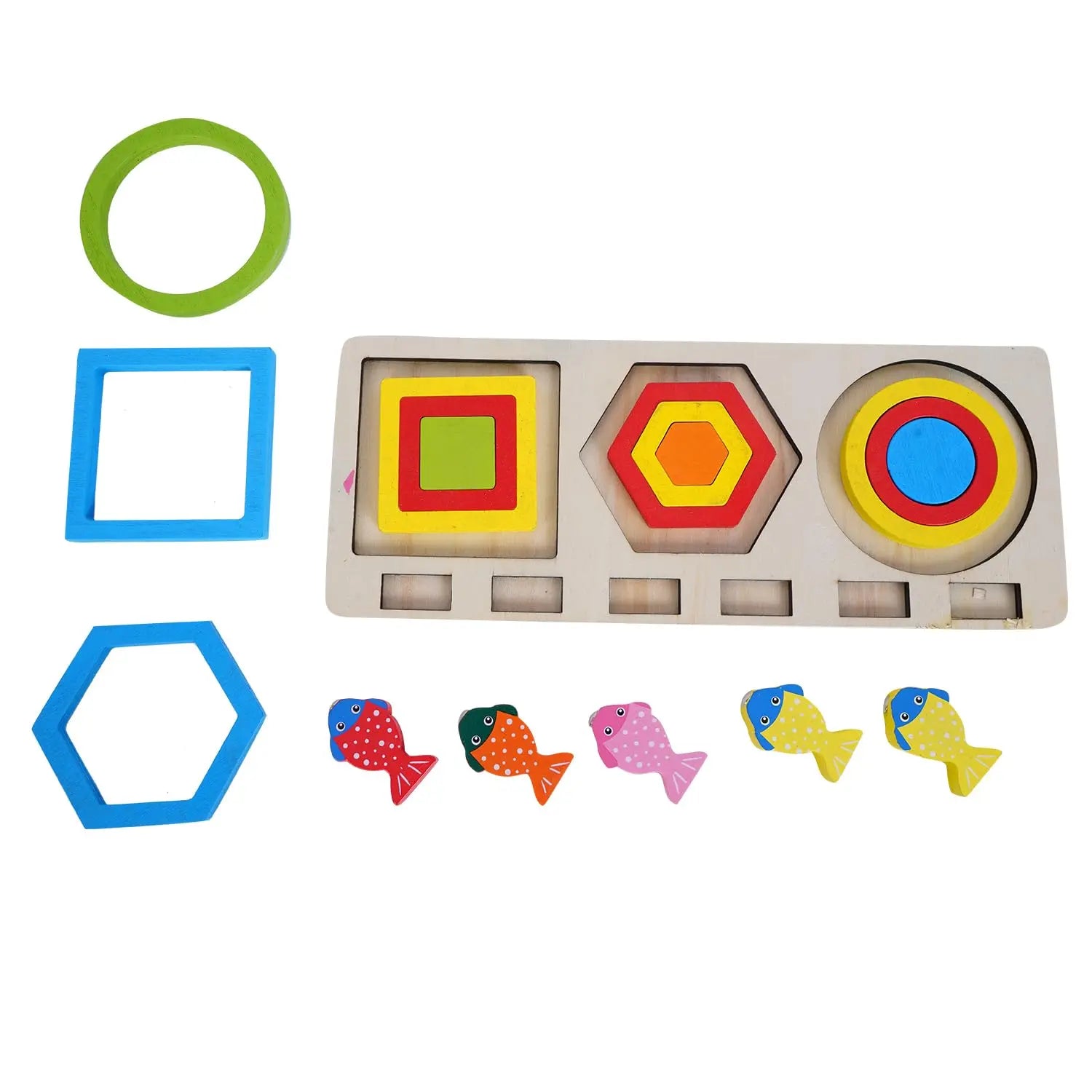 Seriation puzzle with fishing