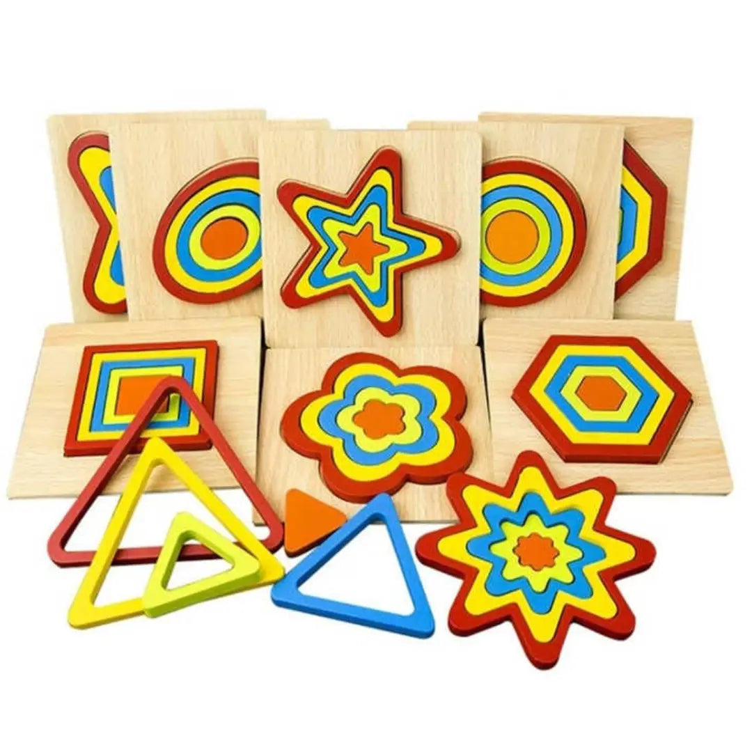 Seriation wooden puzzle(1pc)