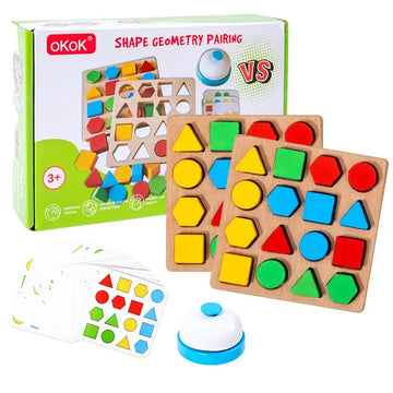 Shape geometry pairing game