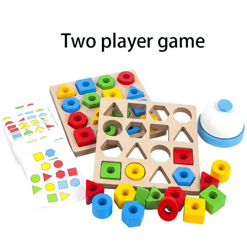 Shape geometry pairing game