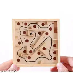 Small Wooden Number Labyrinth