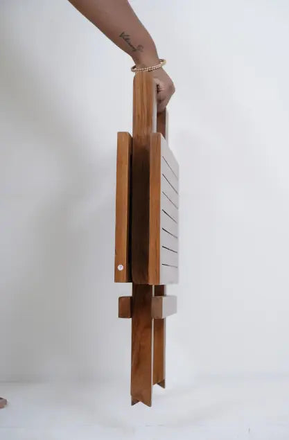 Wooden Foldable Table for Creative Relaxed Spaces