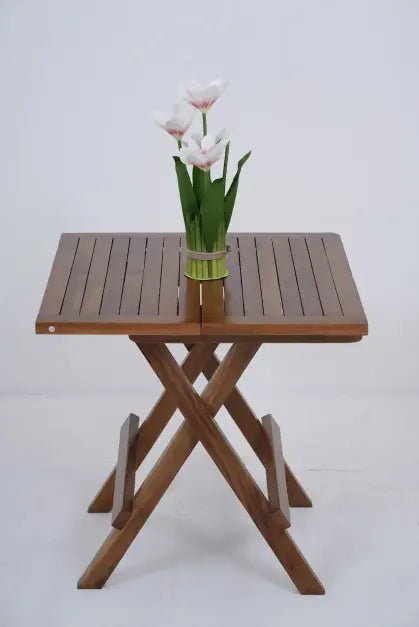 Wooden Foldable Table for Creative Relaxed Spaces