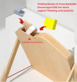 Wooden 3-in-1 Tetris Puzzle Board – Montessori Learning Toy