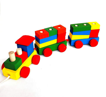 Rainbow Builder Train Set