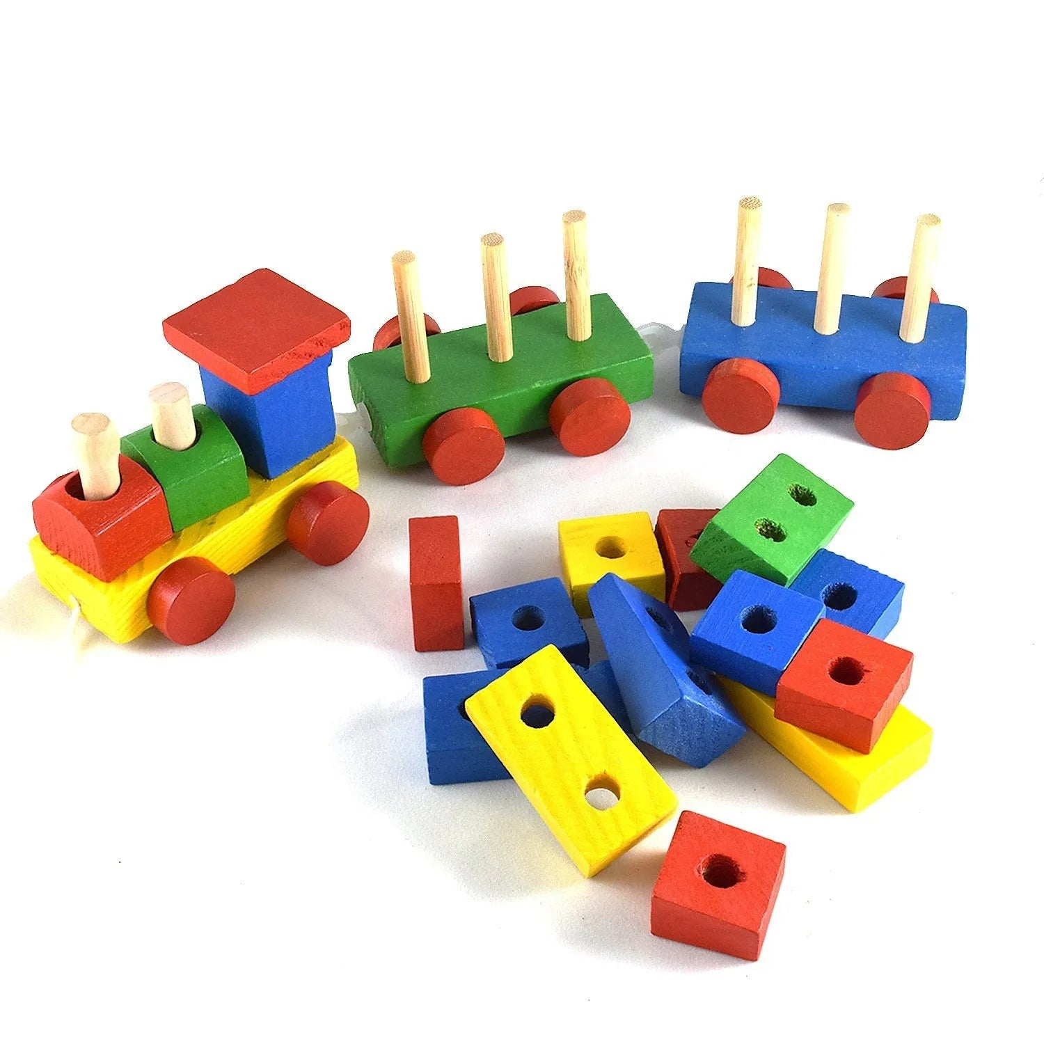Rainbow Builder Train Set