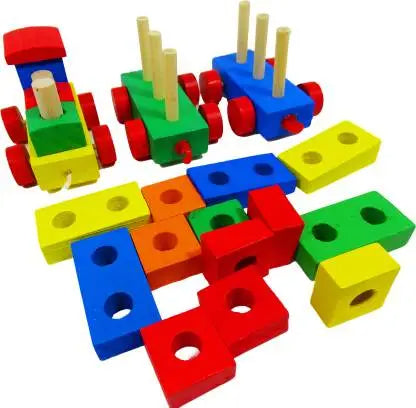 Rainbow Builder Train Set