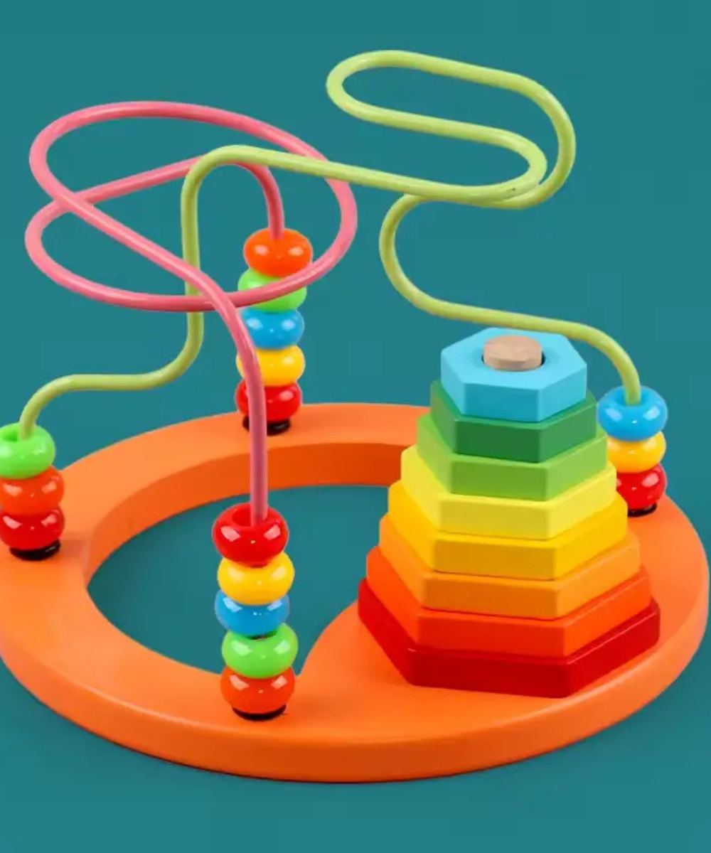 Beads around the tower