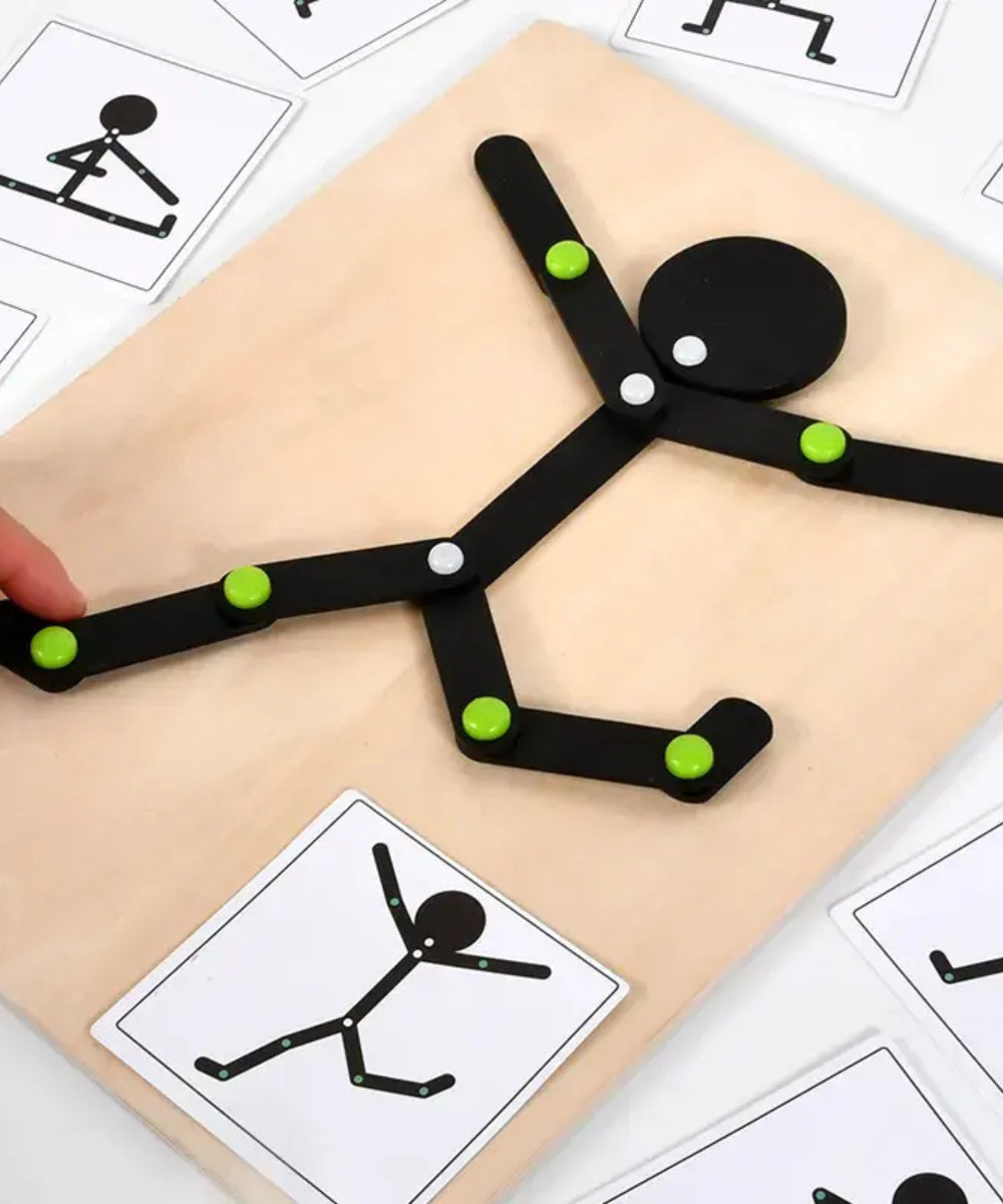 Wooden man puzzle