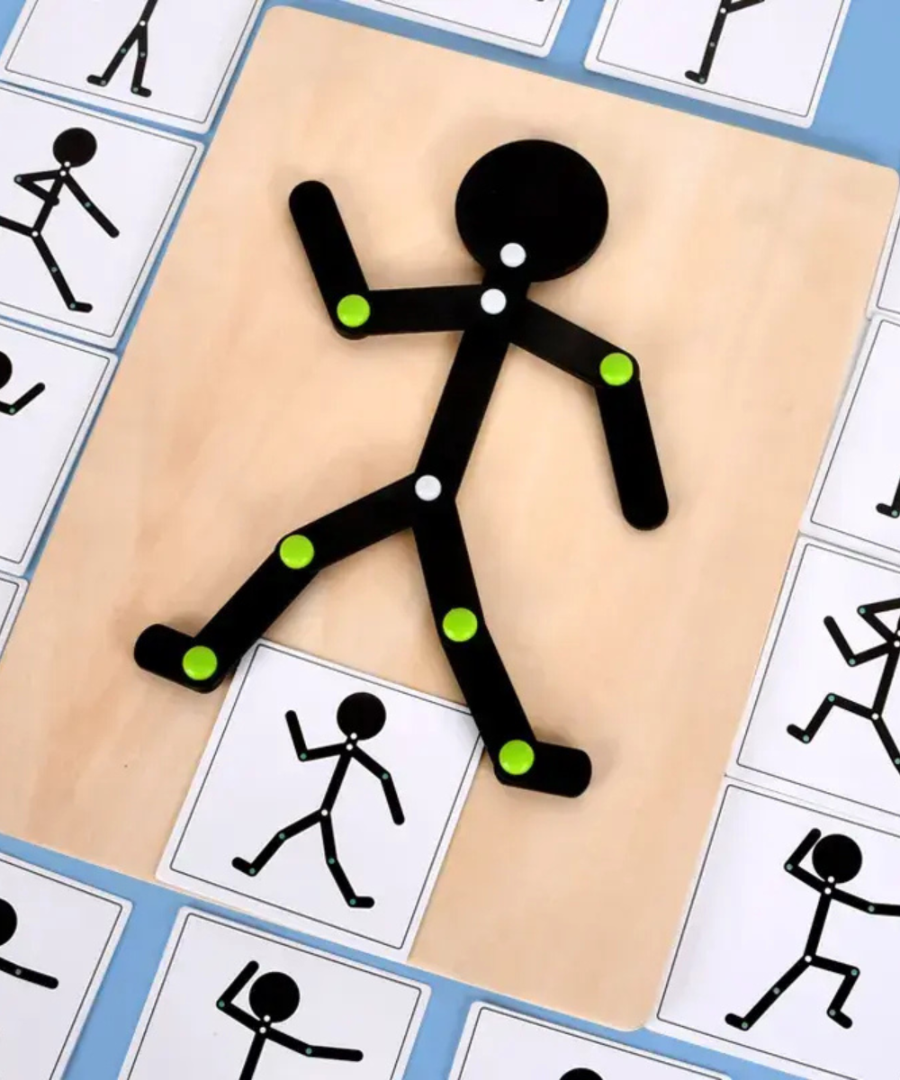 Wooden man puzzle
