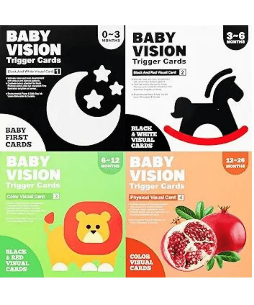 Infant brain development and sensory stimulation- visual trigger cards