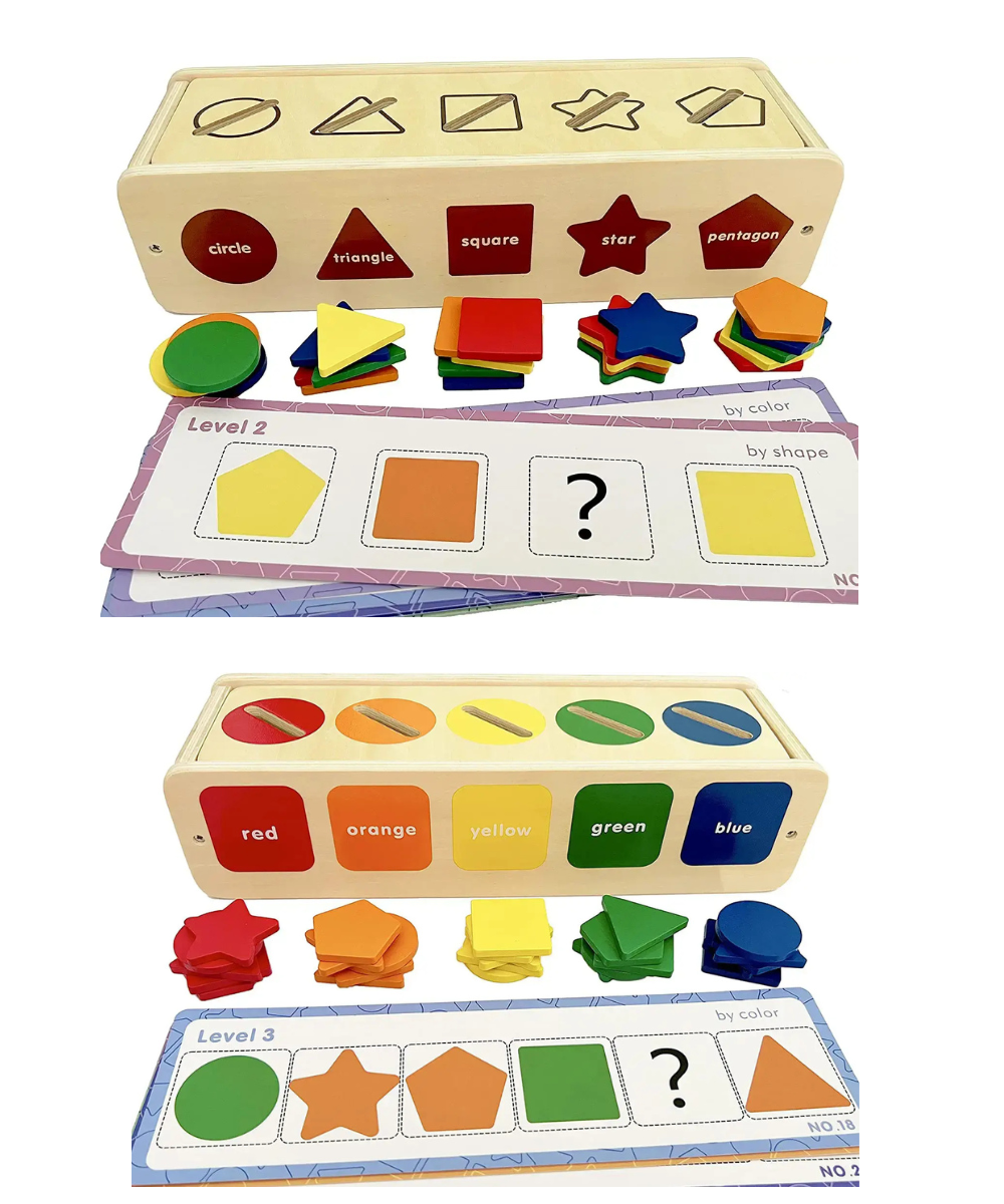 Shape & Color Sorter Learning Box
